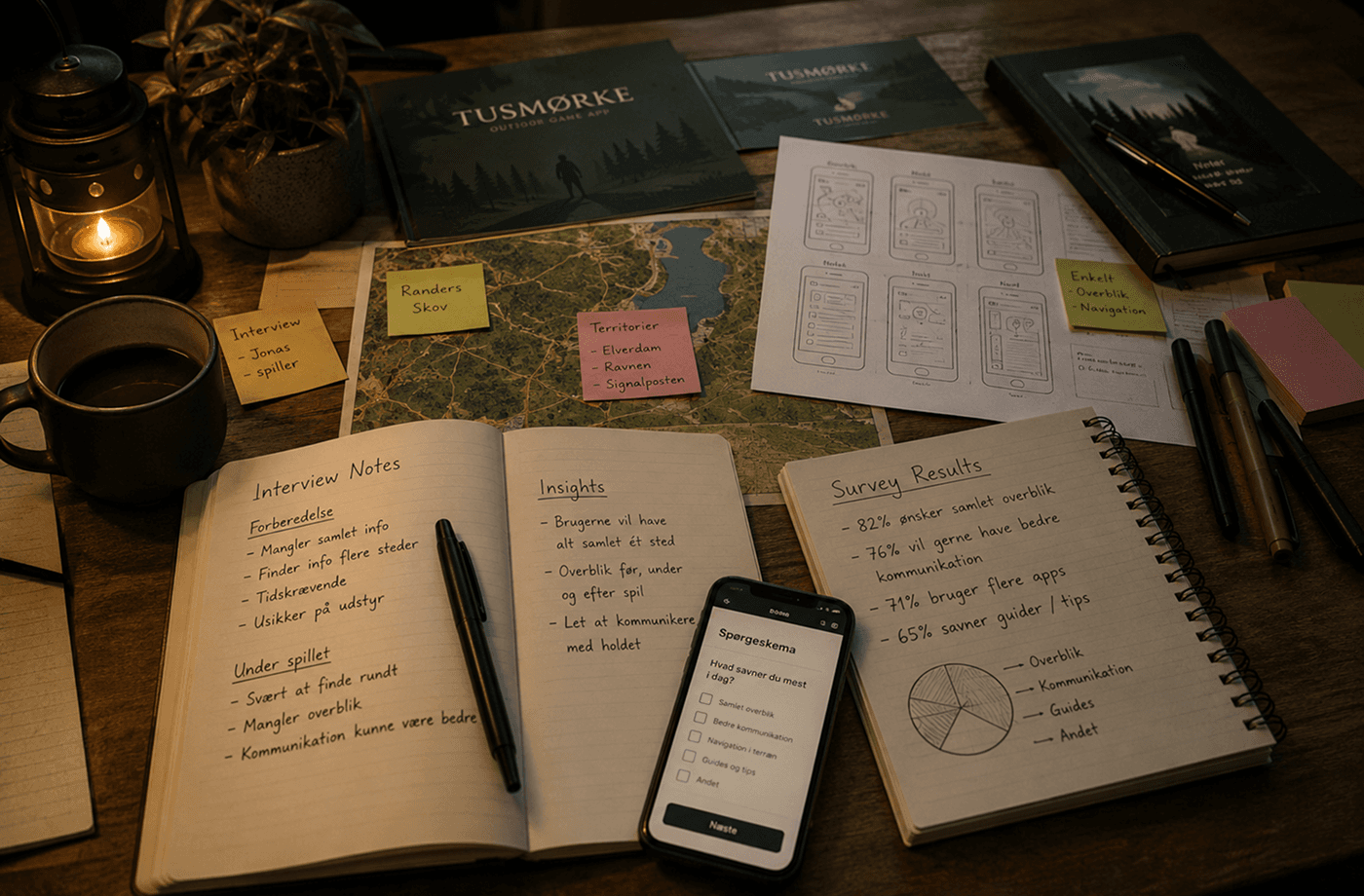 Discover phase of the Tusmørke design process