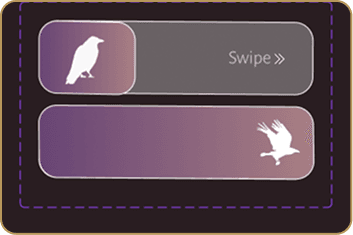 Mobile navigation design from the Tusmørke application